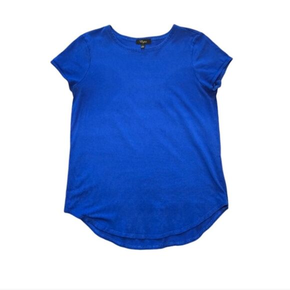 Cupio Cap Sleeve Tee - Blue - Picture 1 of 8
